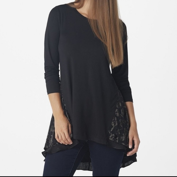 LOGO by Lori Goldstein Tunic Top